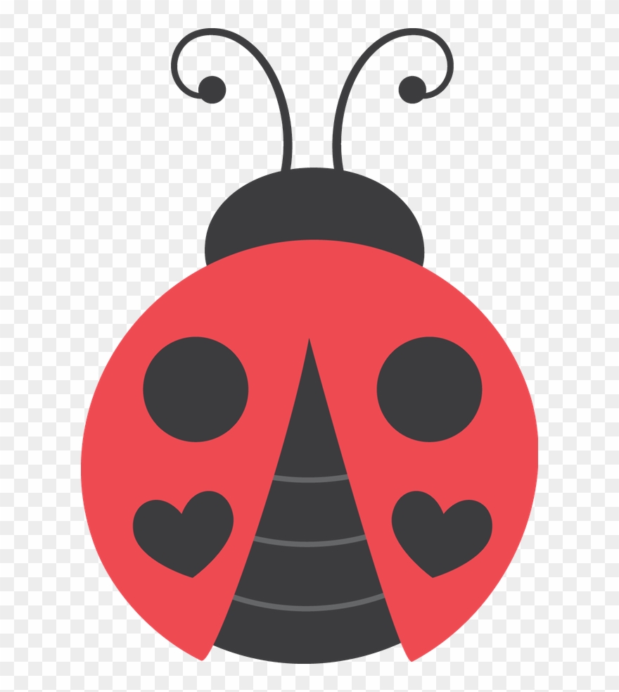 Symmetry Clipart Ladybug - Png Download