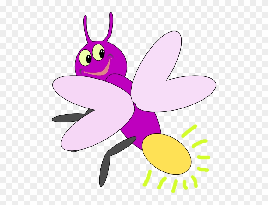 Purple Firelfy 3 Clip Art Vector Online Royalty Free - Png Download