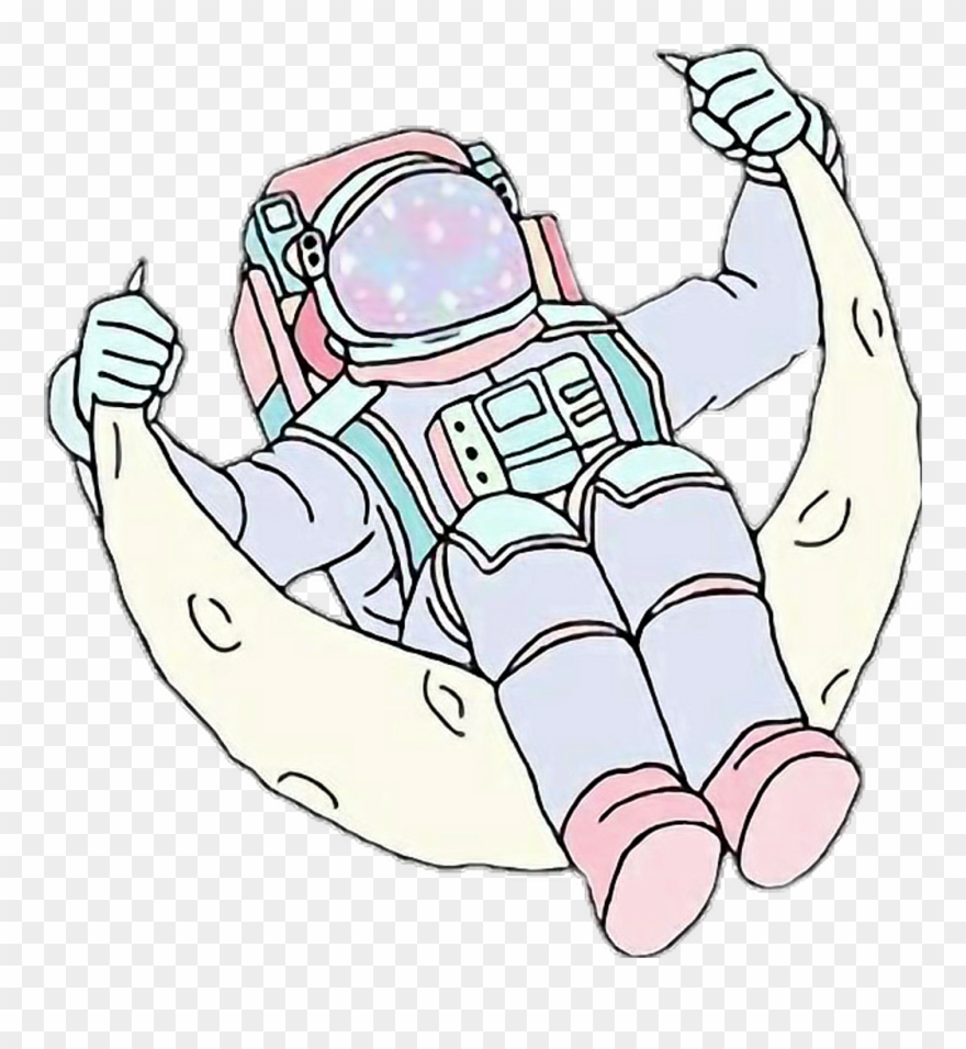 Astronaut Sticker Clipart