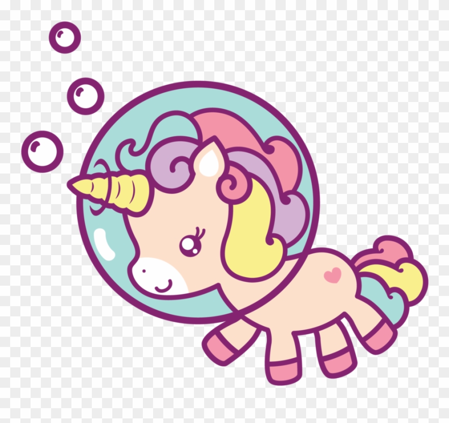 Astronaut Unicorn Clipart