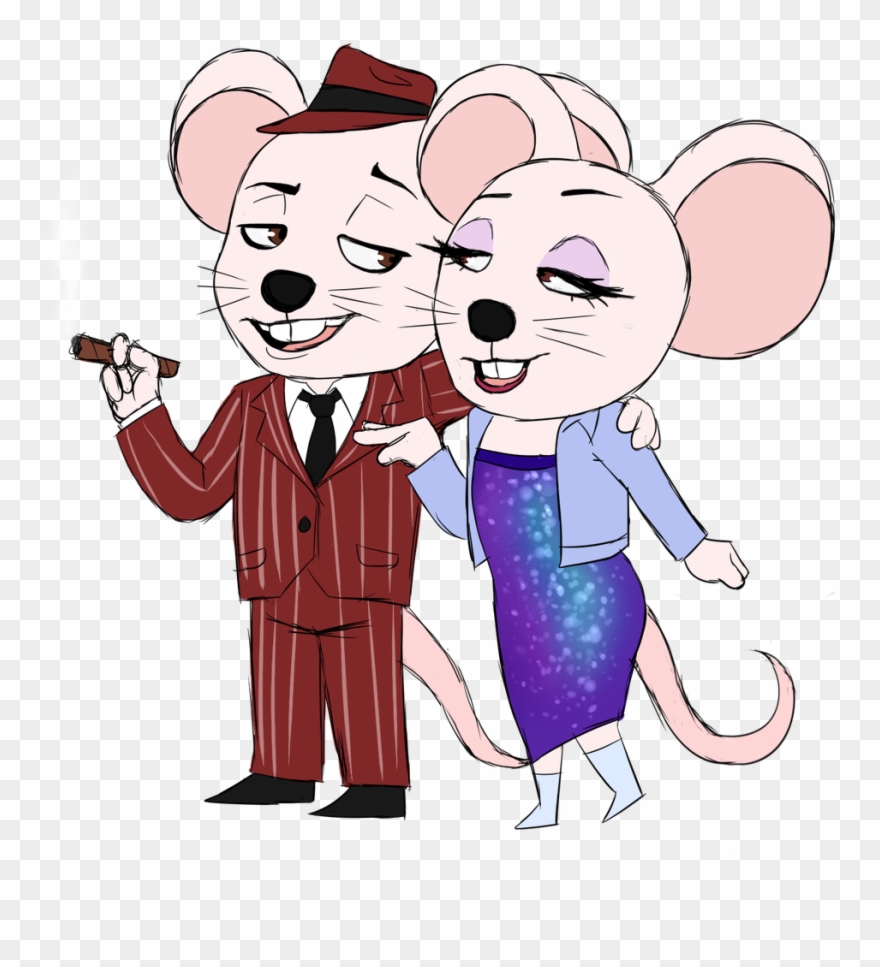 Mice Clipart Two Mouse - Png Download