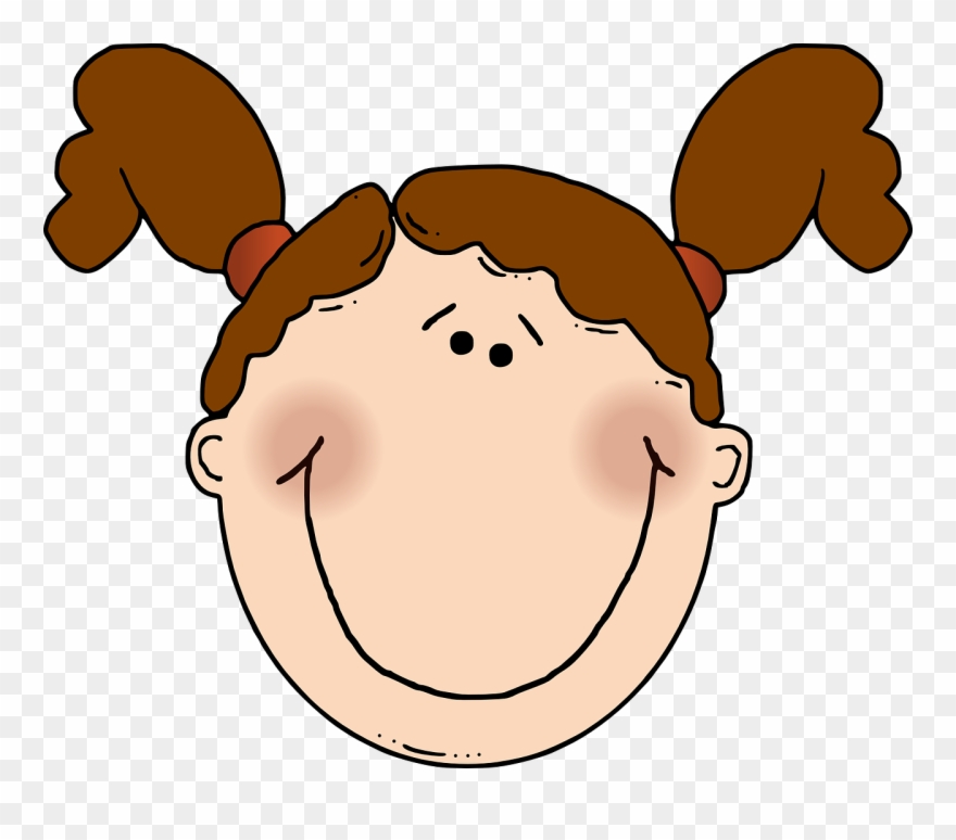 Girl Brown Hair Clipart