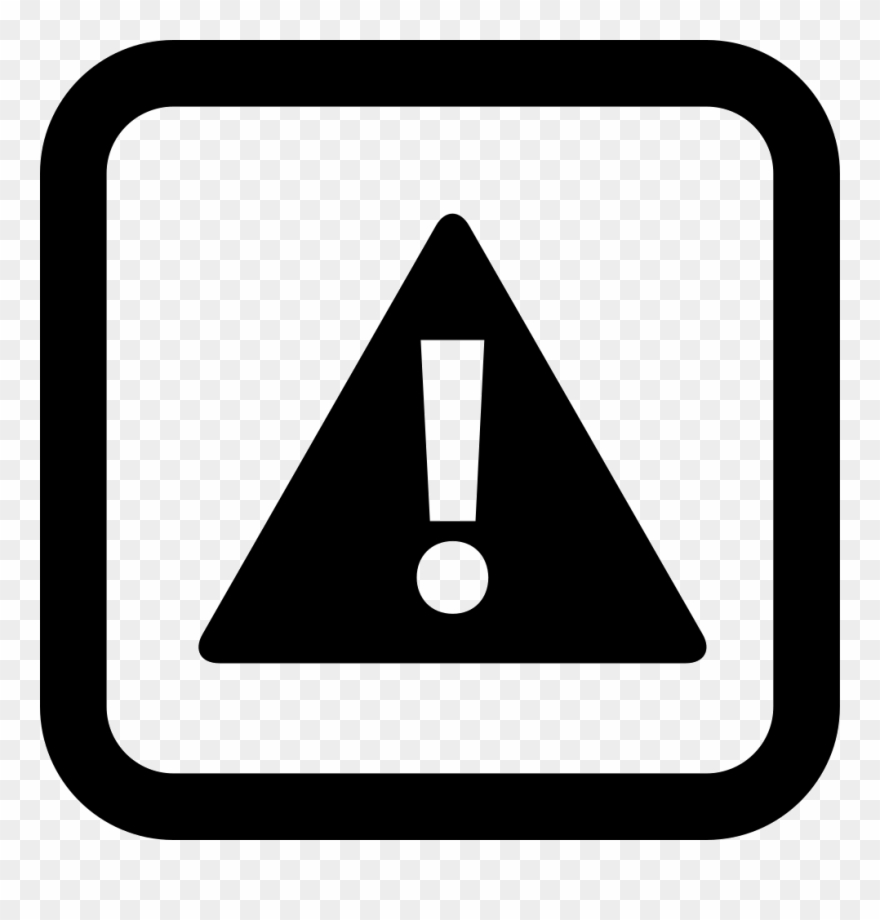 Sign Of A Exclamation Symbol In Triangle Clipart