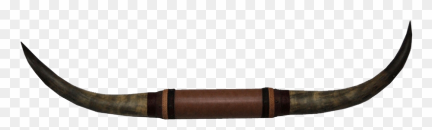 7510 Fantastic Pair Of Bull Horns From Antiquariantraders Clipart