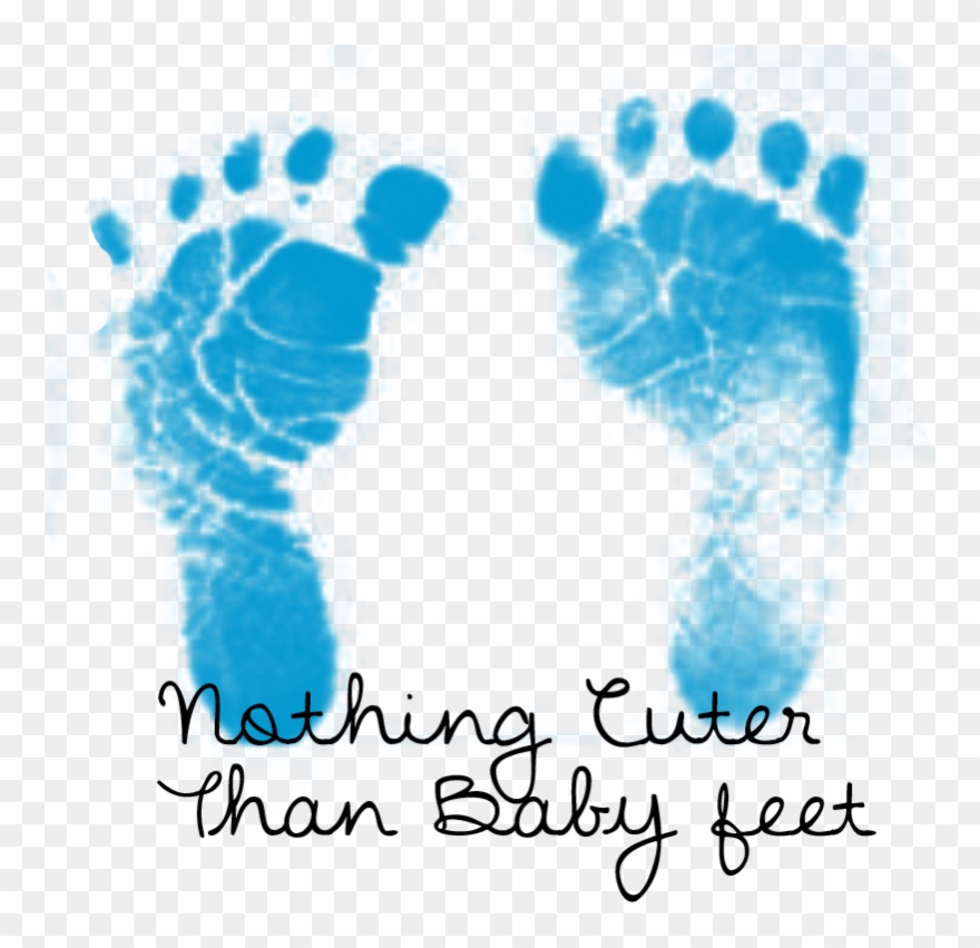 Baby Feet Heart Clipart - Png Download
