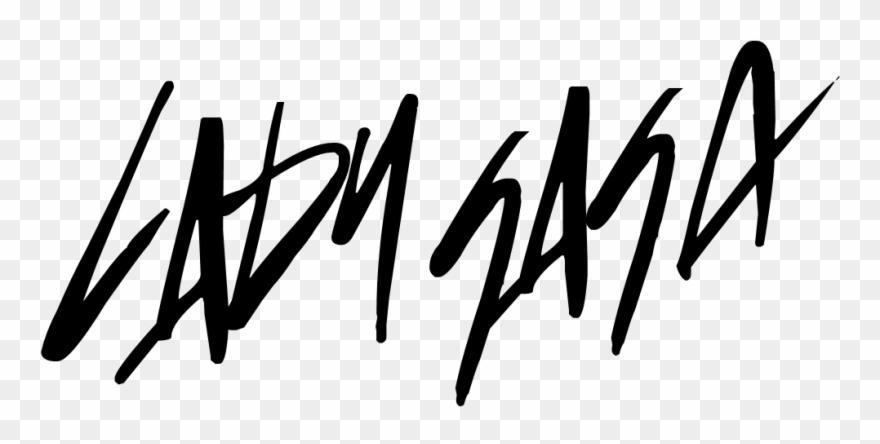 Lady Gaga Name Art , Png Download Clipart