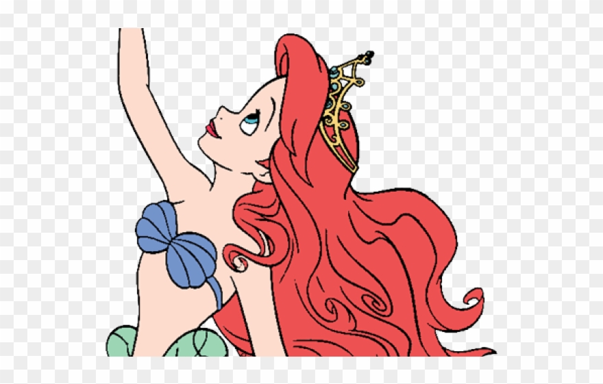 Swimming Clipart Little Mermaid - Png Download