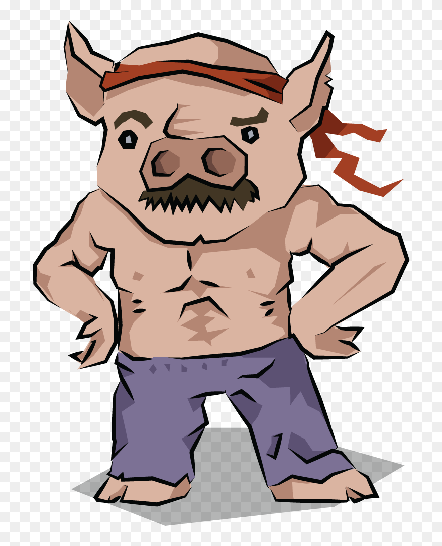 Three Little Pigs Character Designs Clipart
