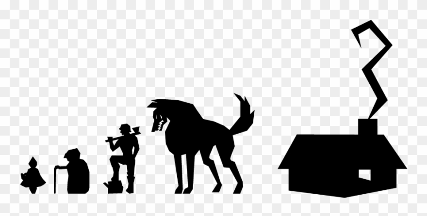 The Classic Characters From The Story Of Little Red Clipart