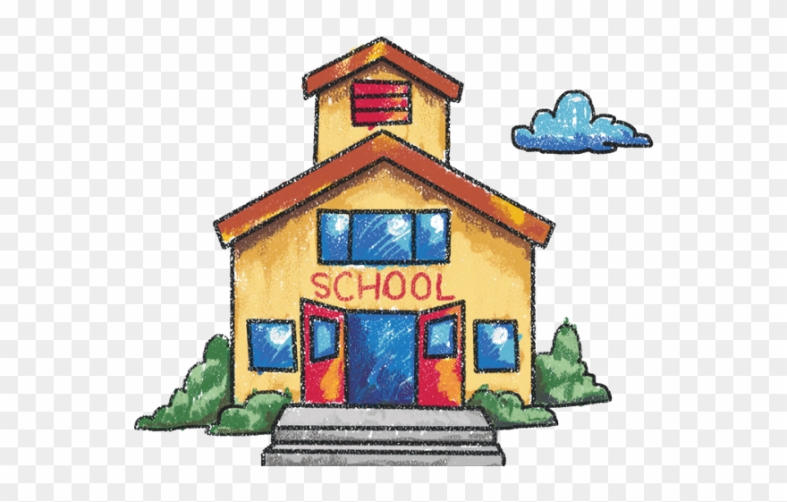 Haven Clipart Old School House - Png Download