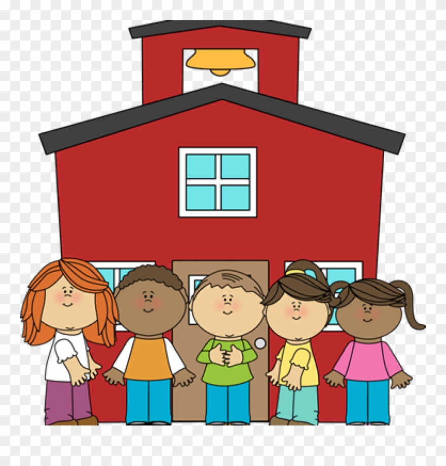 Hight Resolution Of Schoolhouse Clipart School Time - Png Download