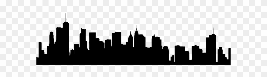 Skyline Clipart Downtown La - Png Download