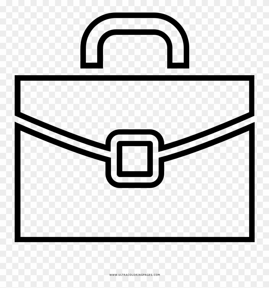 Briefcase Coloring Page Amazing Ultra Pages Pertaining Clipart