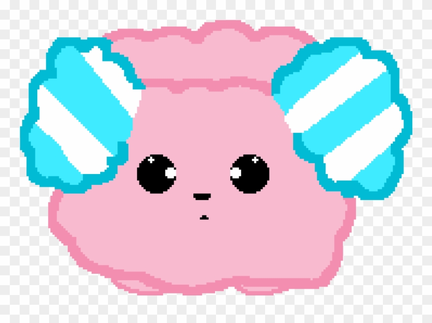 Cotton-candy Marshmallow Poodle Clipart