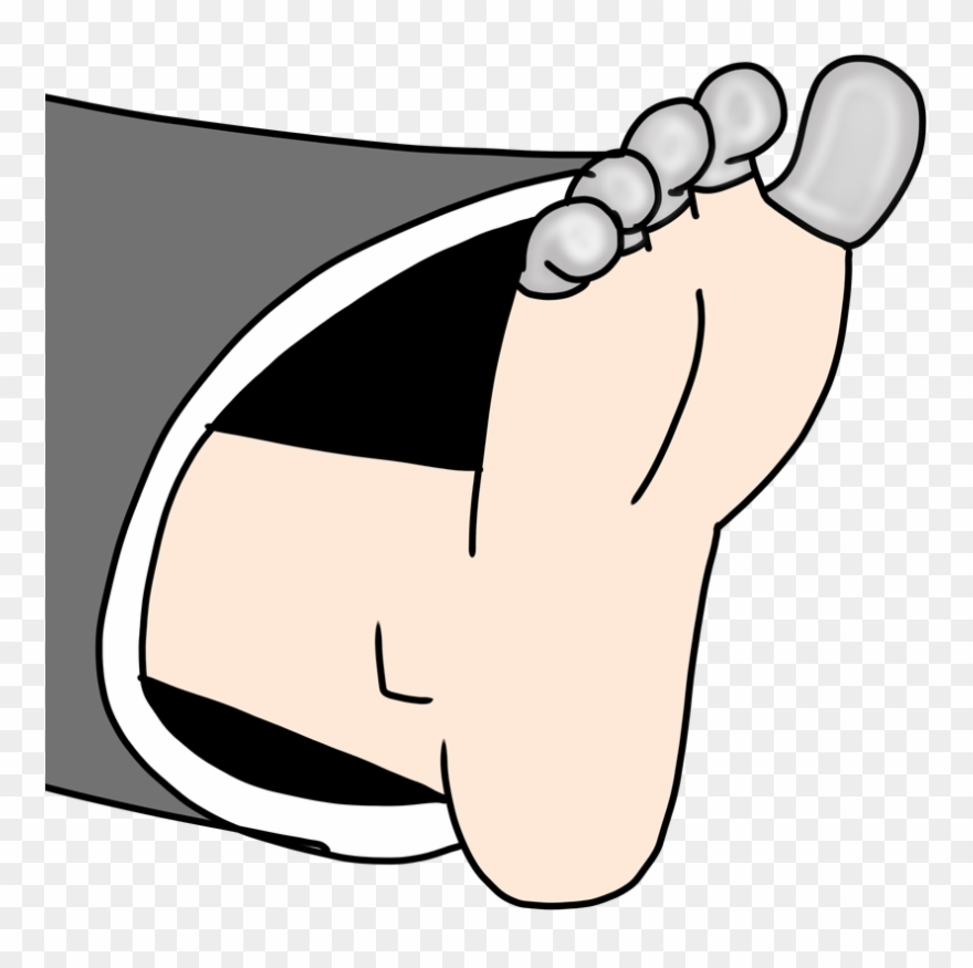 Bare Clipart Human Foot - Png Download