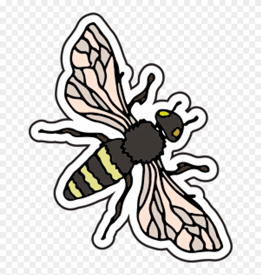 Pastel Clipart Bee - Png Download