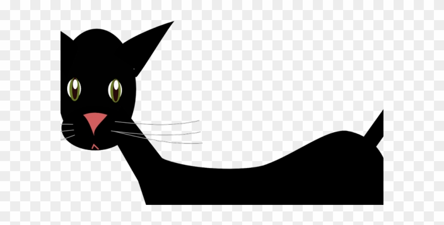 Black Cat Clipart Cat Scratch - Png Download