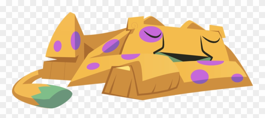 Cheetah Sleeping Clipart