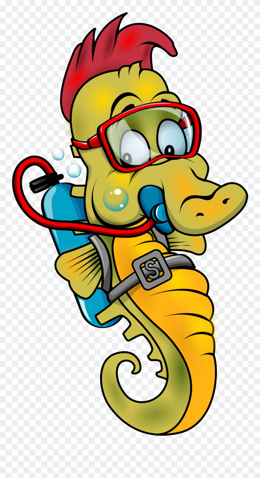 Scuba Diving Local Kids 🐟 Clipart