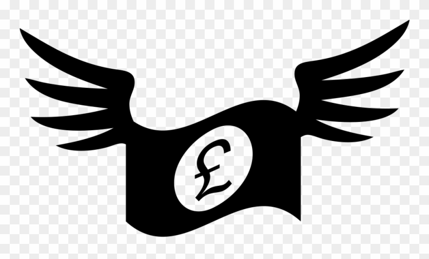 Dollar Bill With Wings Comments Clipart