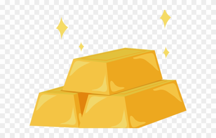 Bar Clipart Gold Biscuit - Png Download