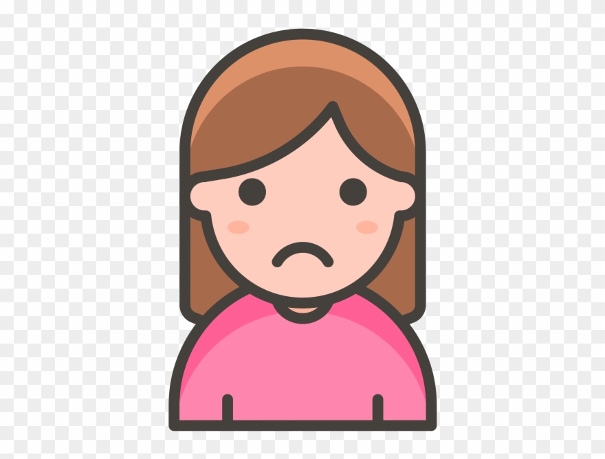 Woman Frowning Emoji Clipart