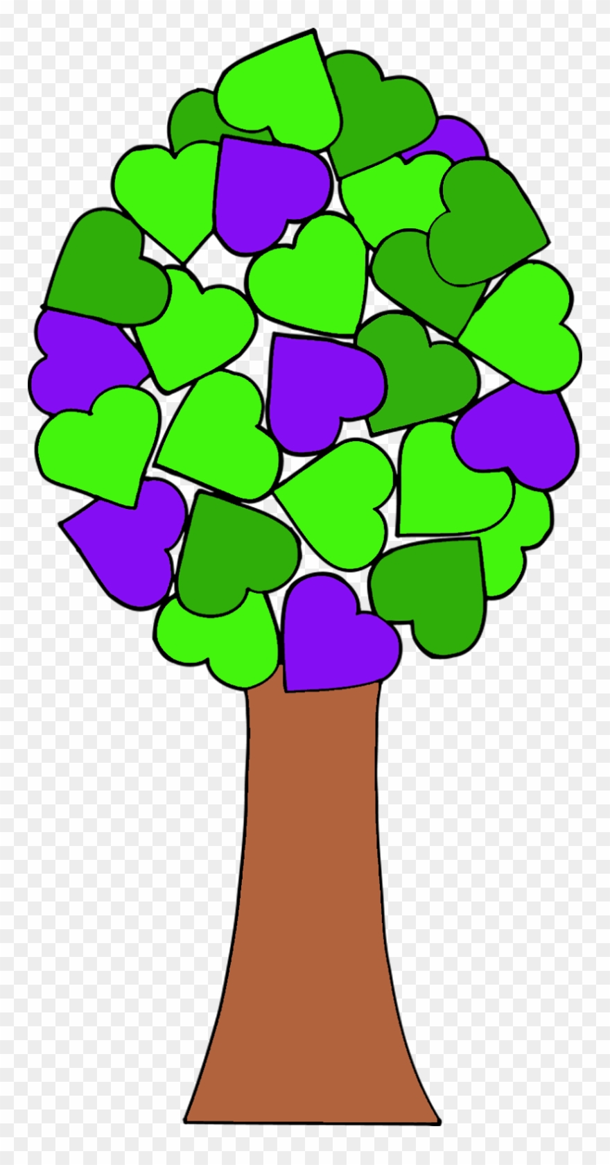 Here Are A Few "love Bug" Trees To Go Along With The Clipart