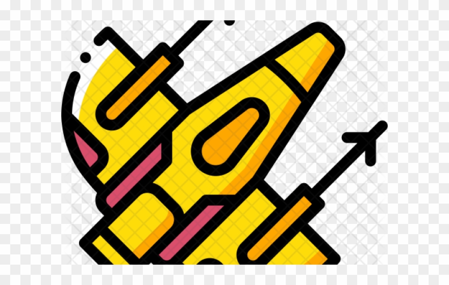 Spaceship Clipart Fighter - Png Download