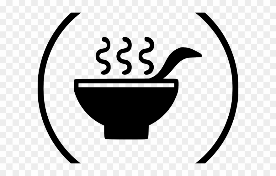 Soup Clipart Spoon Bowl - Png Download