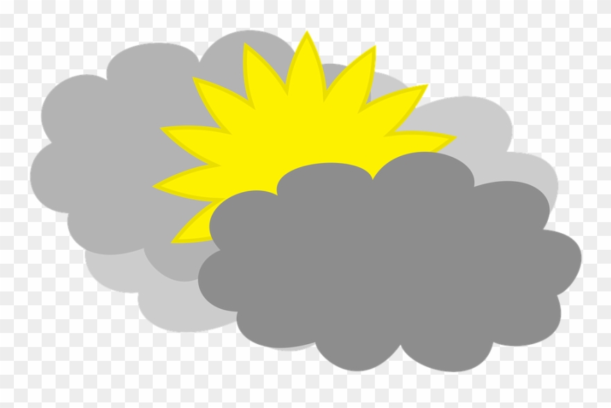 Cloudy Weather Forecast Partly Cloudy Clipart