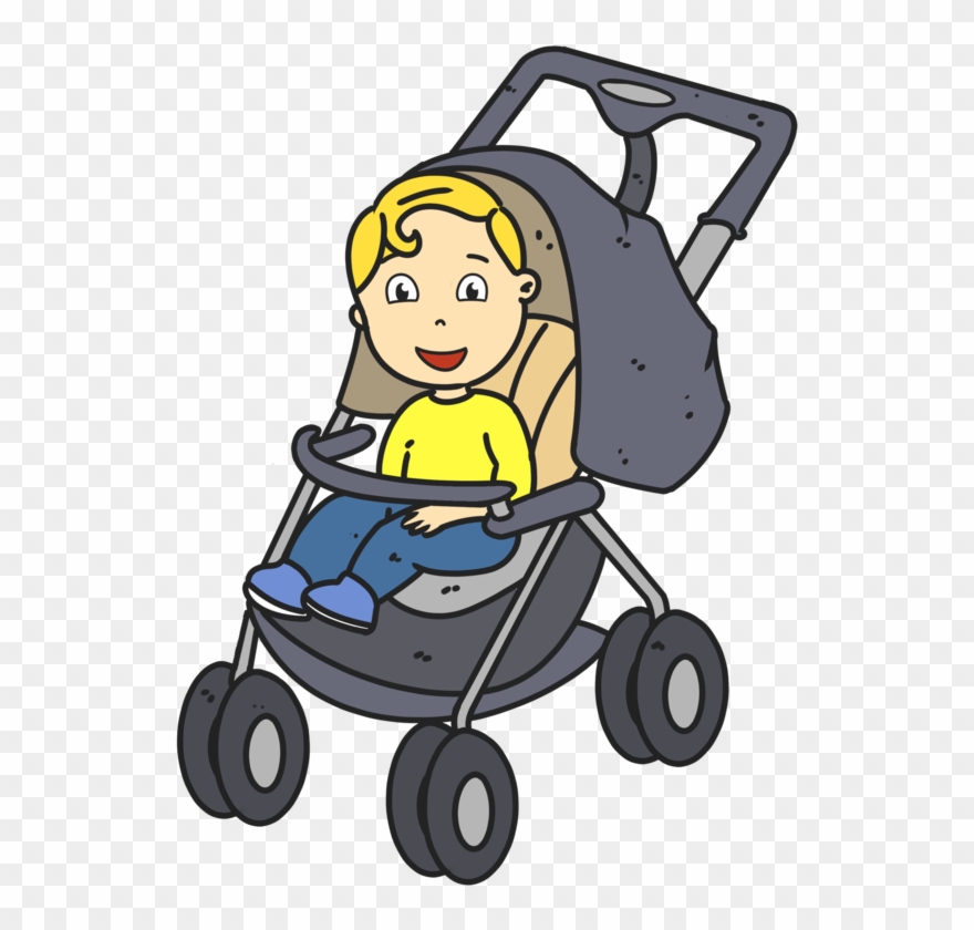 Single Stroller Cleaning Clipart