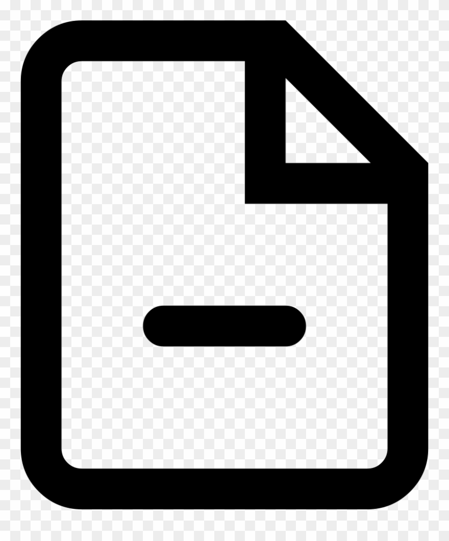 File Subtract Comments Clipart