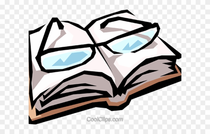 Glasses Clipart Book - Png Download