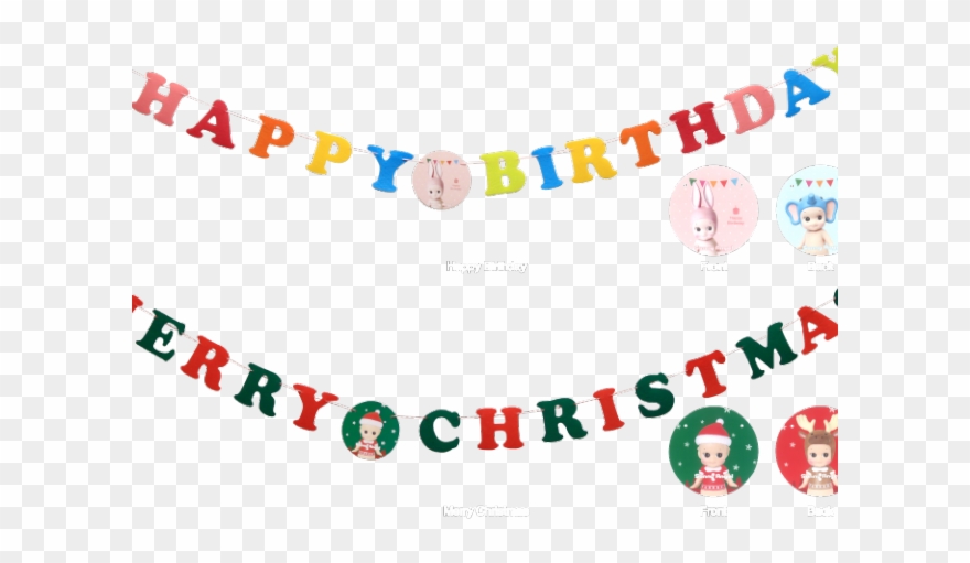 Garland Clipart Happy Birthday - Png Download