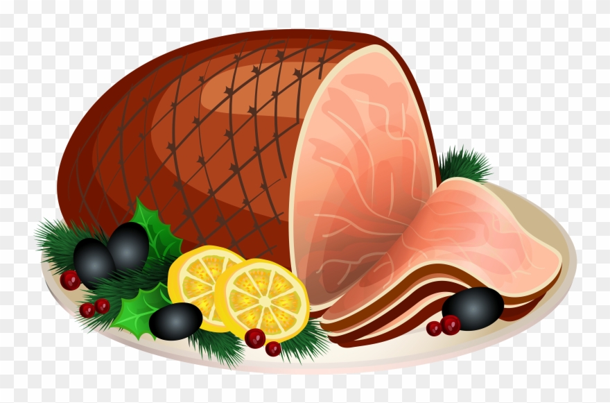 Sliced Ham Clipart - Png Download