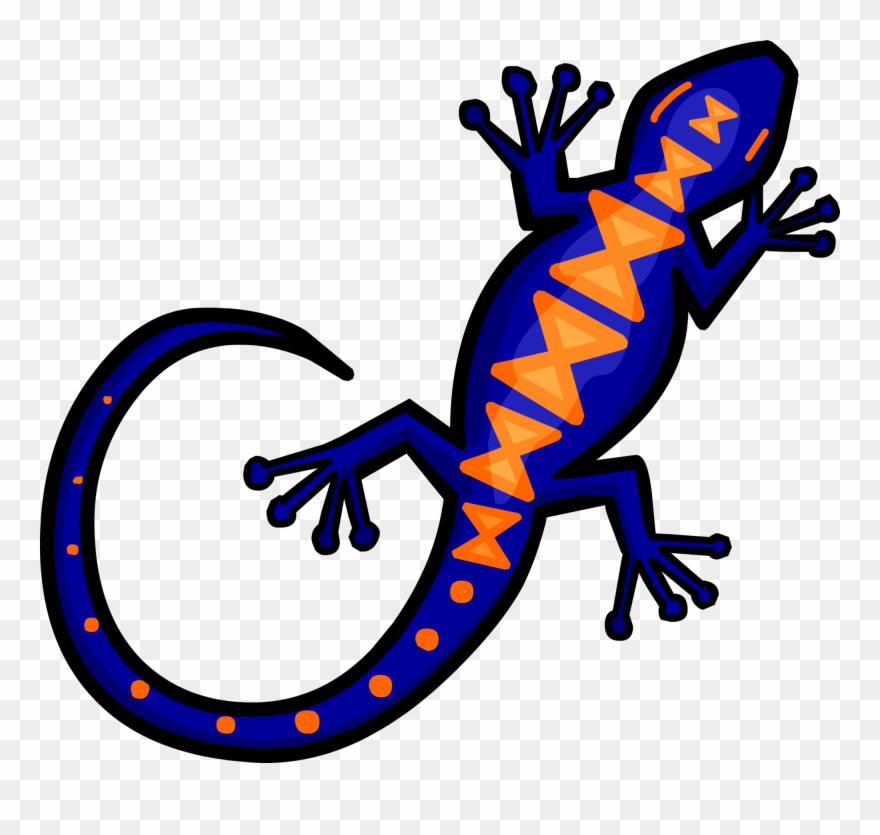 Wall Gecko Sprite 004 Clipart
