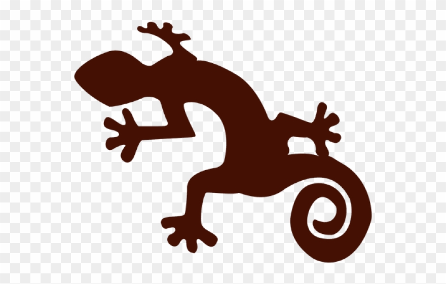 Brown Clipart Gecko - Png Download