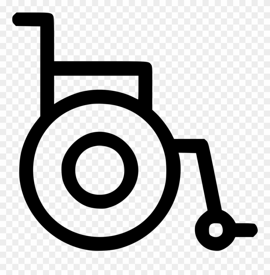 Wheelchair Wheel Chair Handicap Physically Challenged Clipart