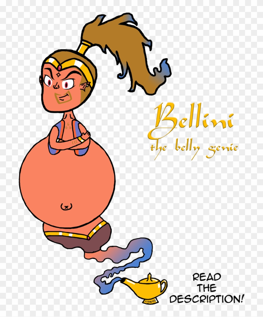 Bellini The Belly Genie By Mu5hr00m99 Clipart