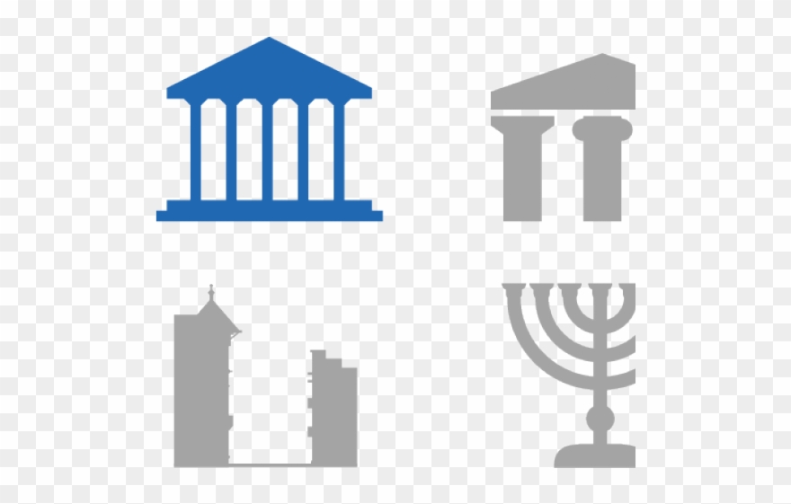 Synagogue Clipart Simple - Png Download