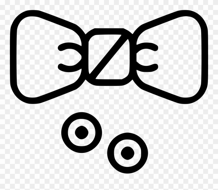 Bowtie Buttons Tux Fancy Comments Clipart