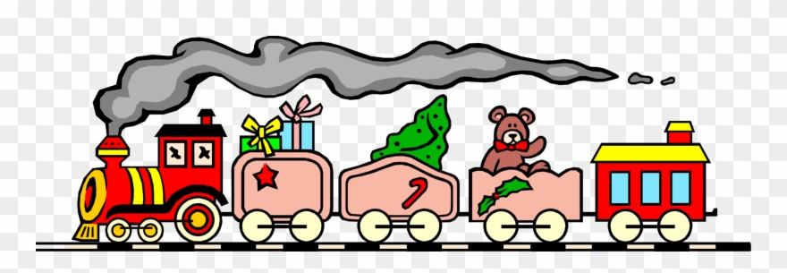 Children S Toy Train Clipart