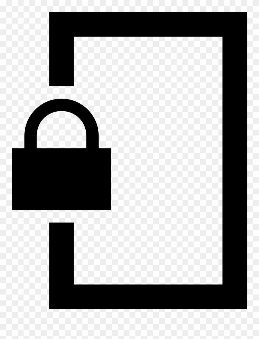Lock Portrait Icon Clipart