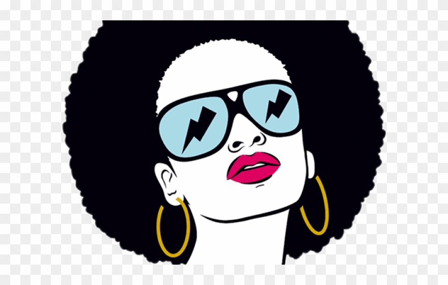 Disco Clipart Afro - Png Download