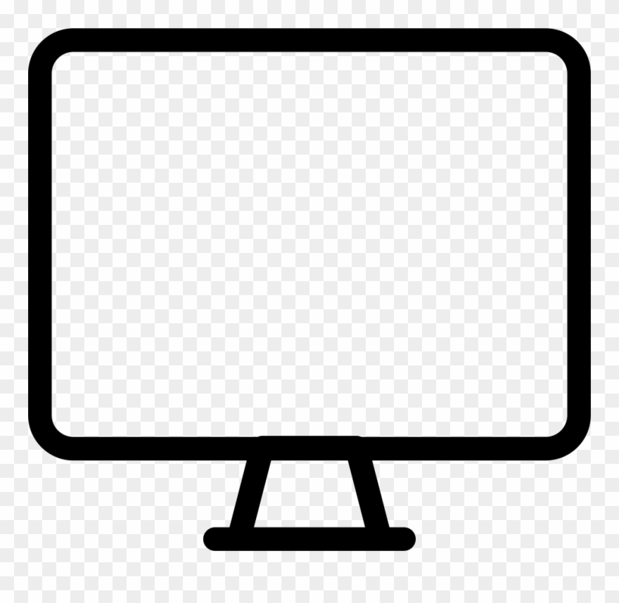 Flat Monitor Comments Clipart