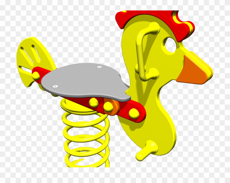 Polyspringer Chicken Sit-on Springer Clipart