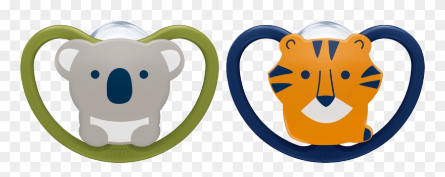 Nuk Beruhigungssauger Space Aus Silikon, Größe 1, 0-6 Clipart