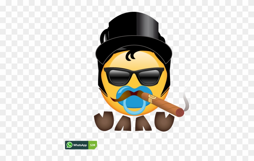 Lustiges Emoticon Mit Fröhliche Augen Und Schnuller Clipart