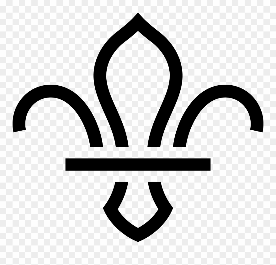 Fleur De Lis Marque Black Png Clipart