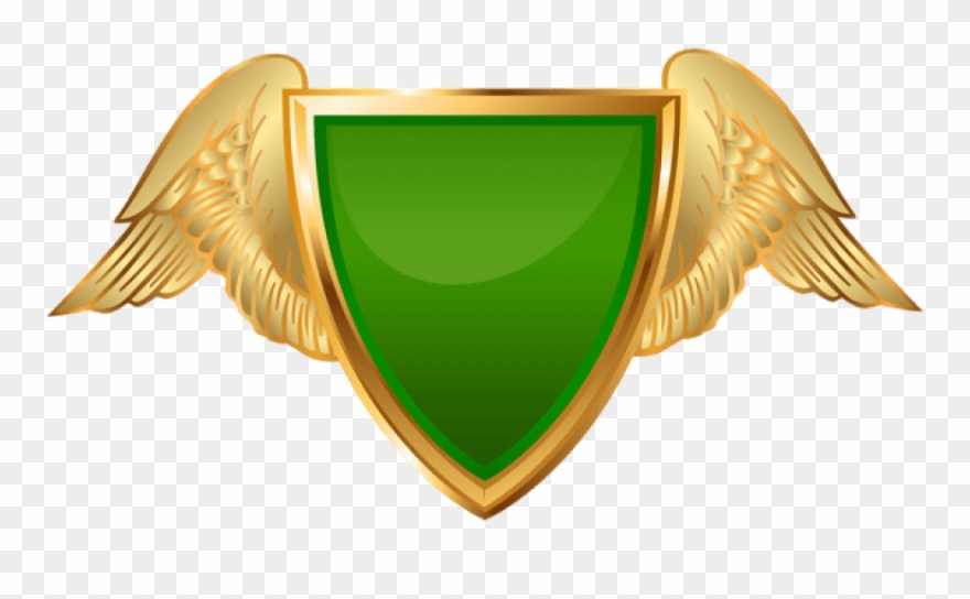 Free Png Download Badge With Wings Green Png Clipart Transparent Png